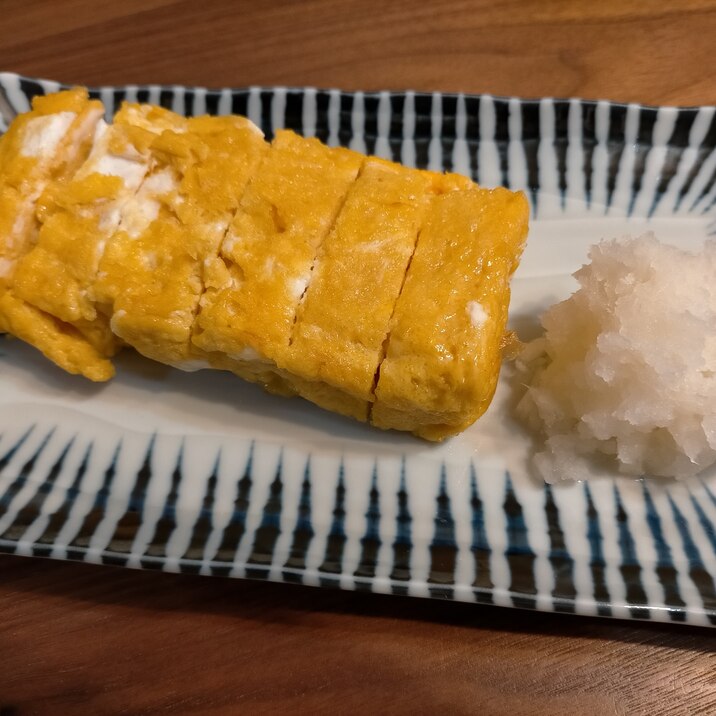 初心者でも簡単！居酒屋風だし入り卵焼き★